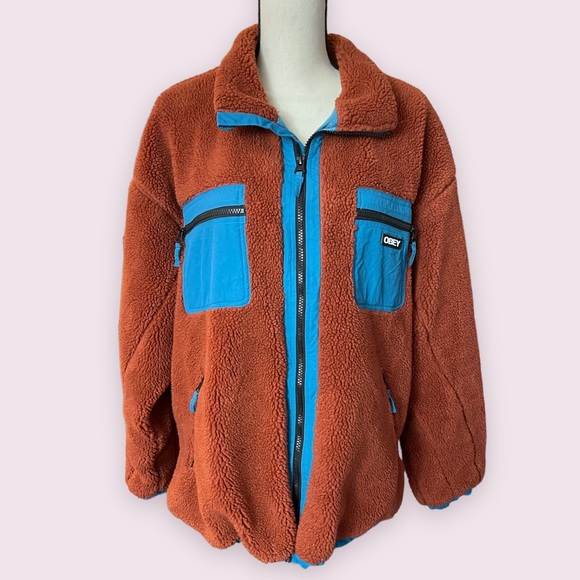 Obey Other - Men’s Obey Out There Regular Fit Sherpa Jacket